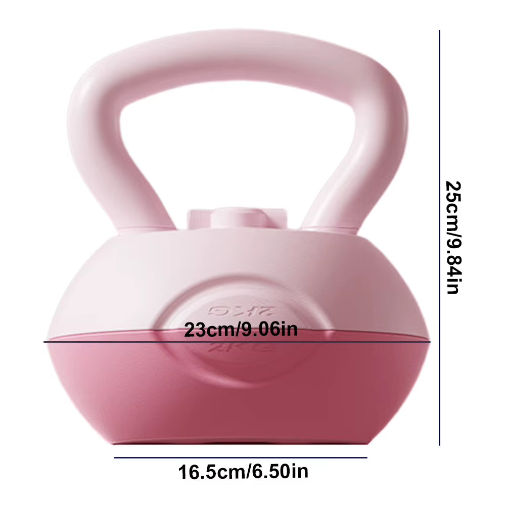 Water-Filled Kettlebell Kettlebell Weights anti Slip Grip Dumbbell Weights Adjustable Weights Hand Weights for Strength Training